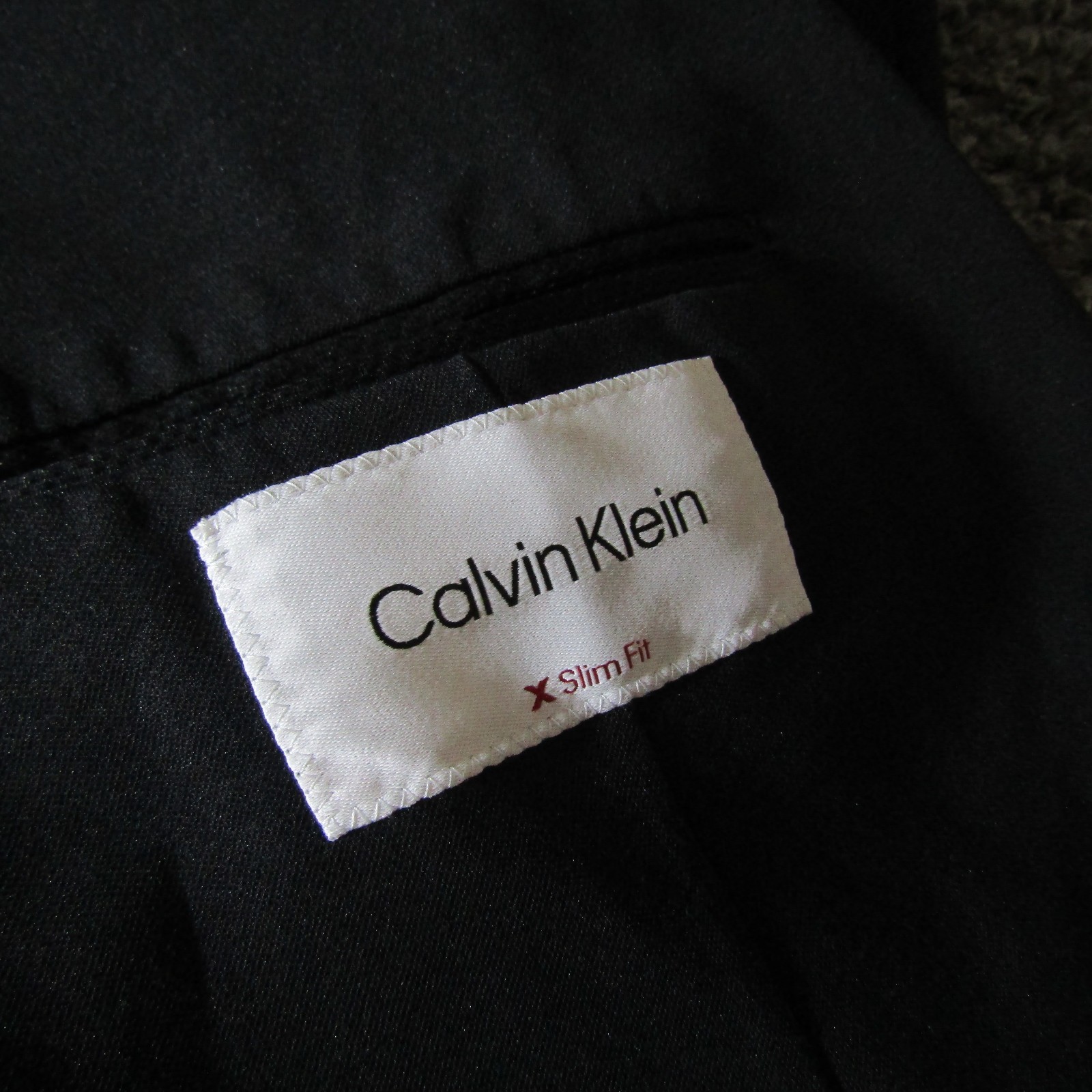 Calvin Klein Suit Jacket Mens 48L X Performance Fabric Unstructured Unlined