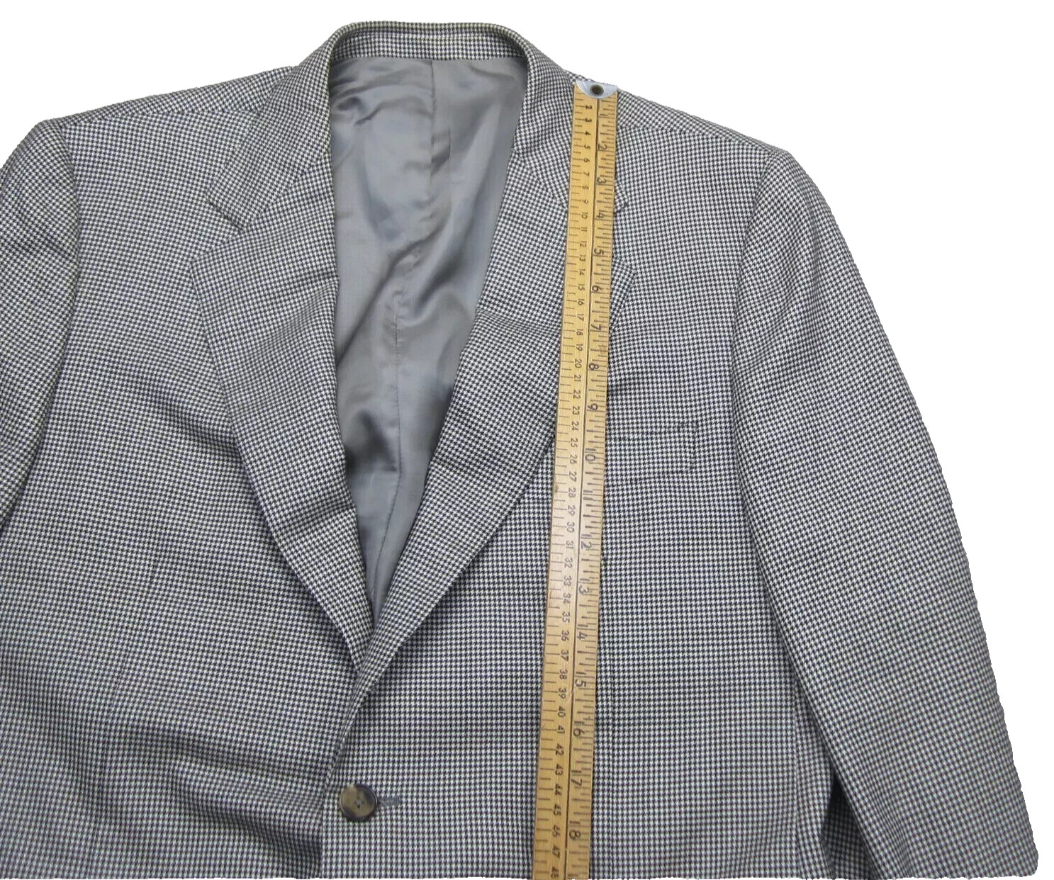 Ermenegildo Zegna Houndstooth Sport Coat Jacket Blazer 52R 42R 15 Milmil 15
