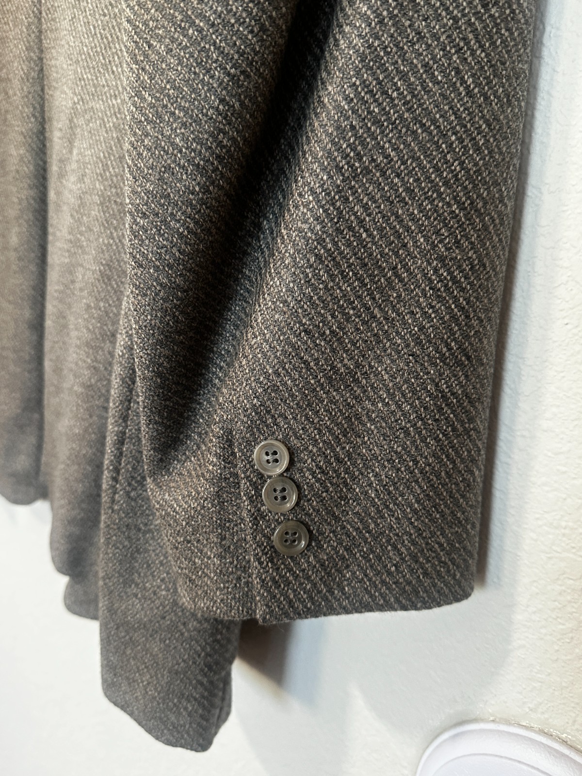 Saks Fifth Avenue Ermenegildo Zegna 48R Sport Coat Soft Cashmere Blazer Brown
