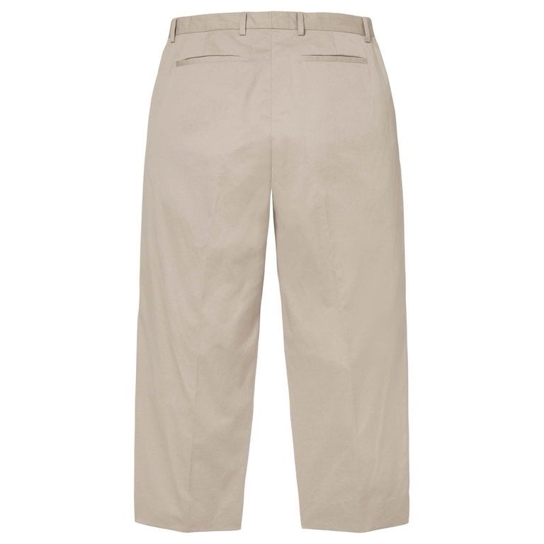 Supreme x Sea Island Cotton Suit Tan Double-Breasted 2-Piece SS26 Size Large
