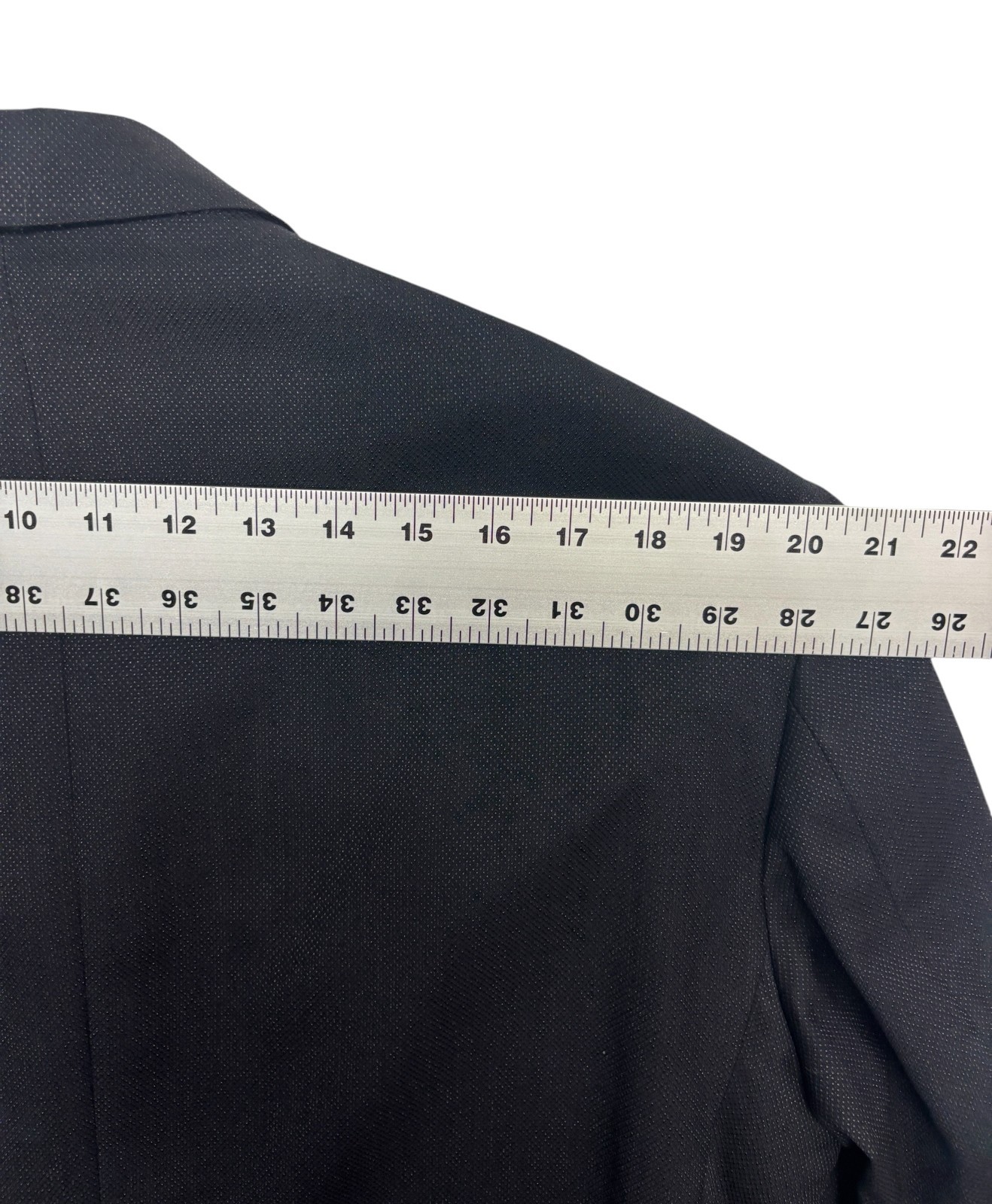 vtg 90s Oxxford Clothes 44L Silk Cotton Hopsack Double Breasted Blazer Jacket