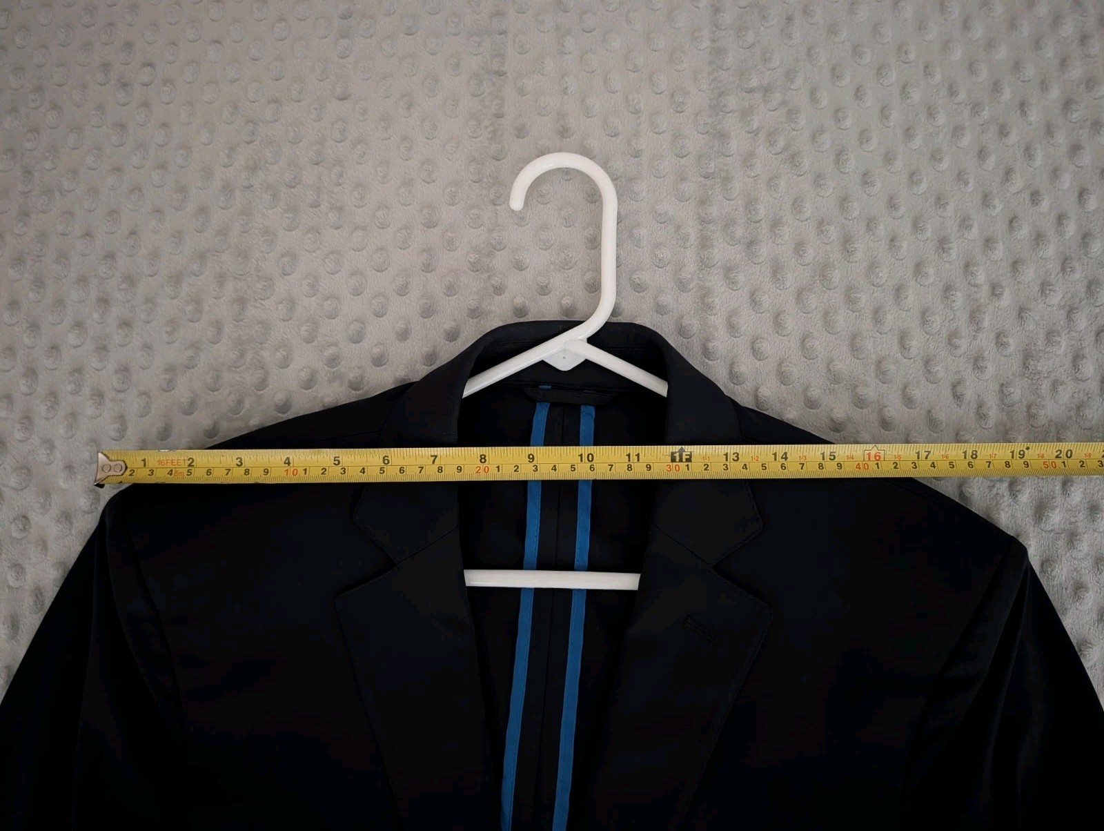 Twillory Performance Blazer Men’s 42S Navy Unlined 4-Way Stretch Two Button