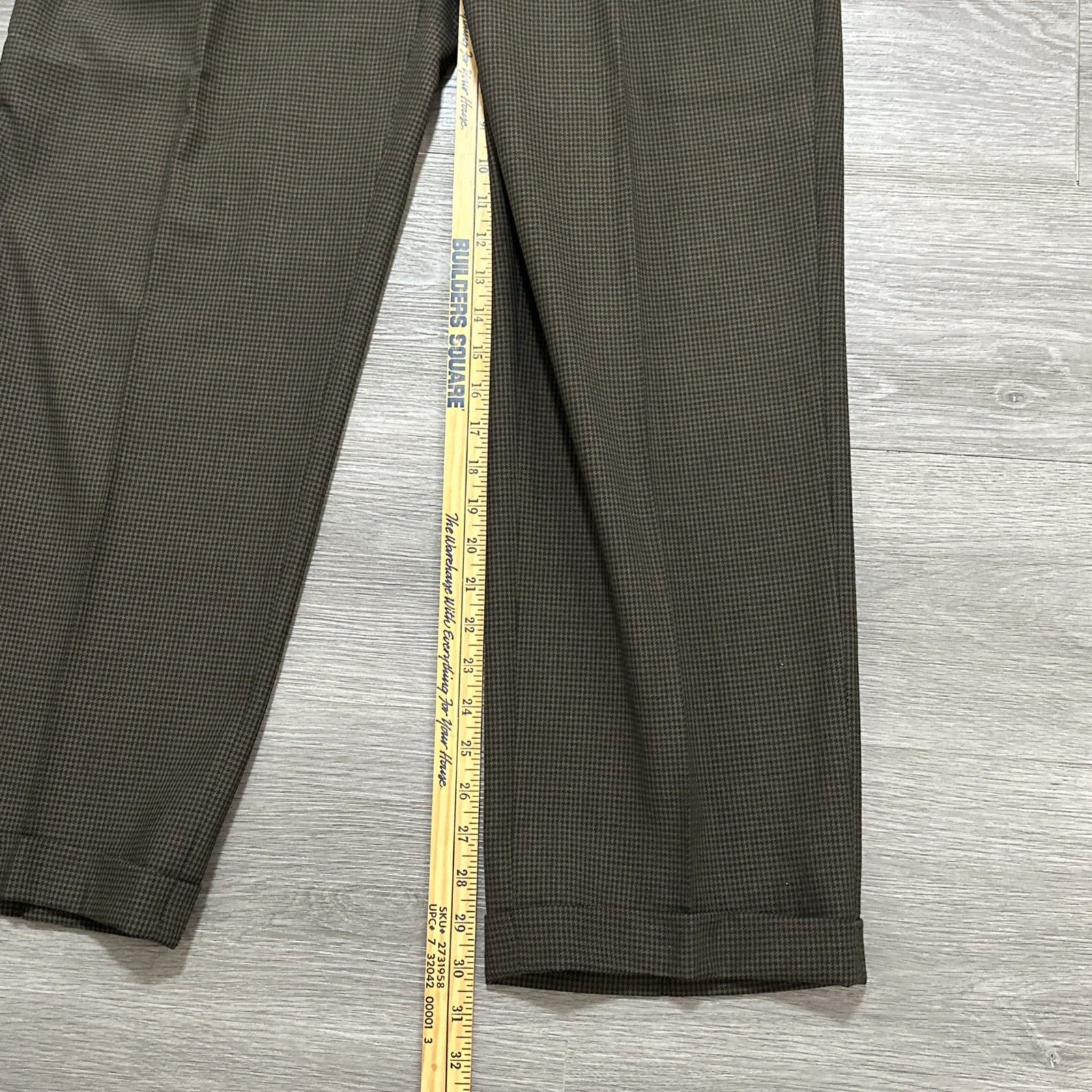 Bachrach Vintage 2 Piece Brown Suit Mens 100% Wool Made In Canada 42 / 34×30