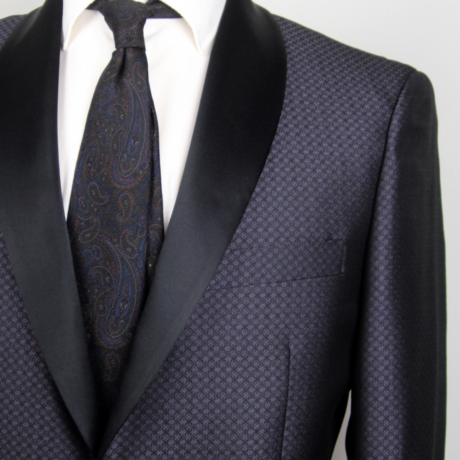 Jos A Bank Slim-Fit Jacquard Dinner Jacket Blazer 42R C070569