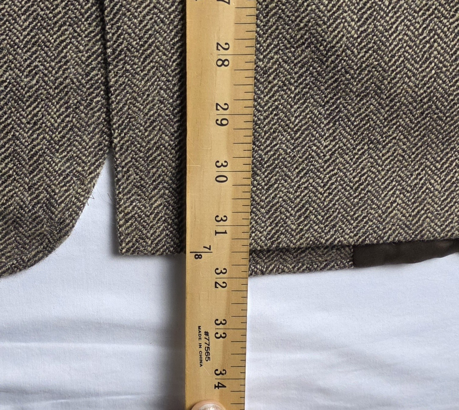 Polo by Ralph Lauren Wool Blazer Herringbone Men XL Preppy Academia Vtg 90s
