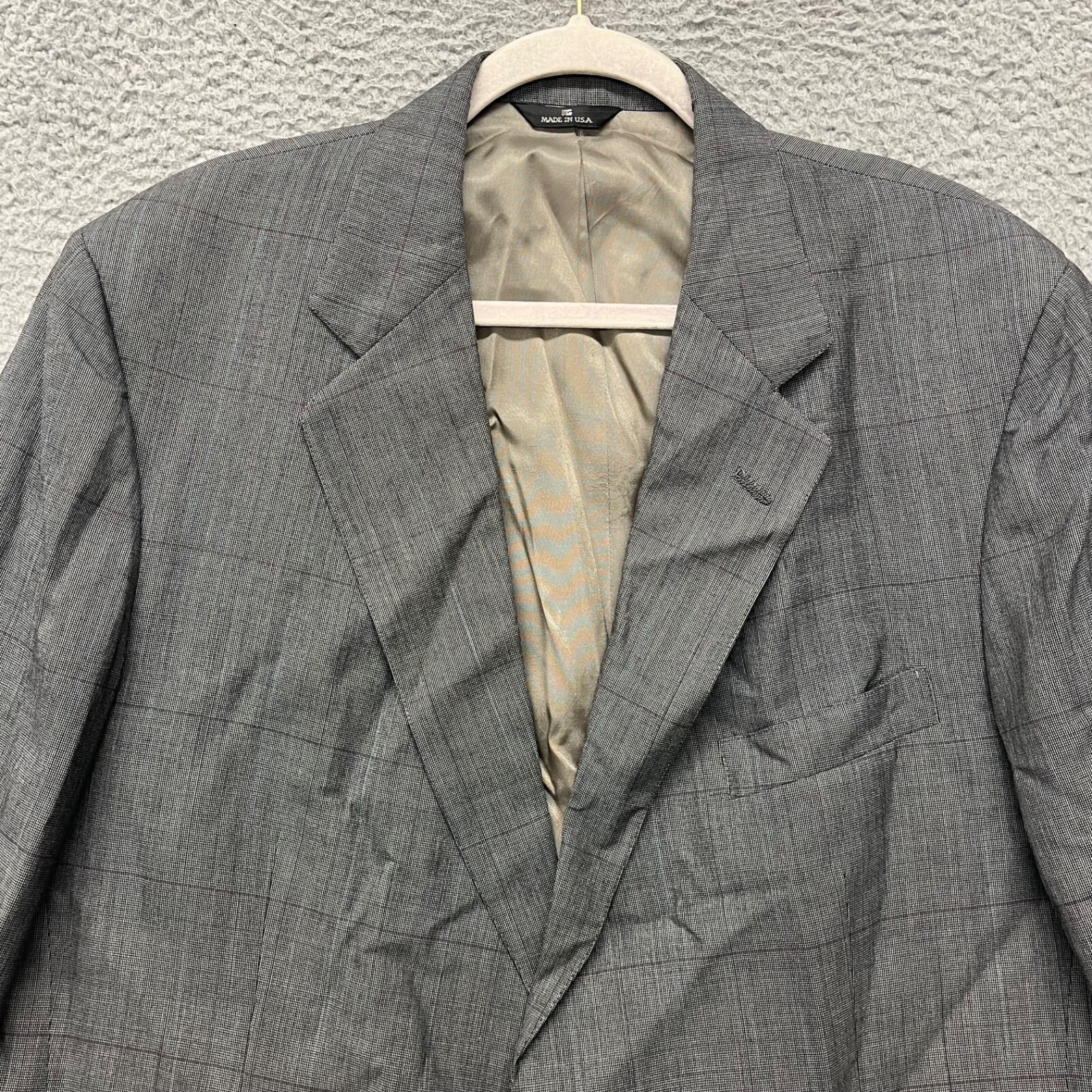 Polo University Club Mens 46 Gray Preppy Retro Classic Ralph Lauren Sport Coat