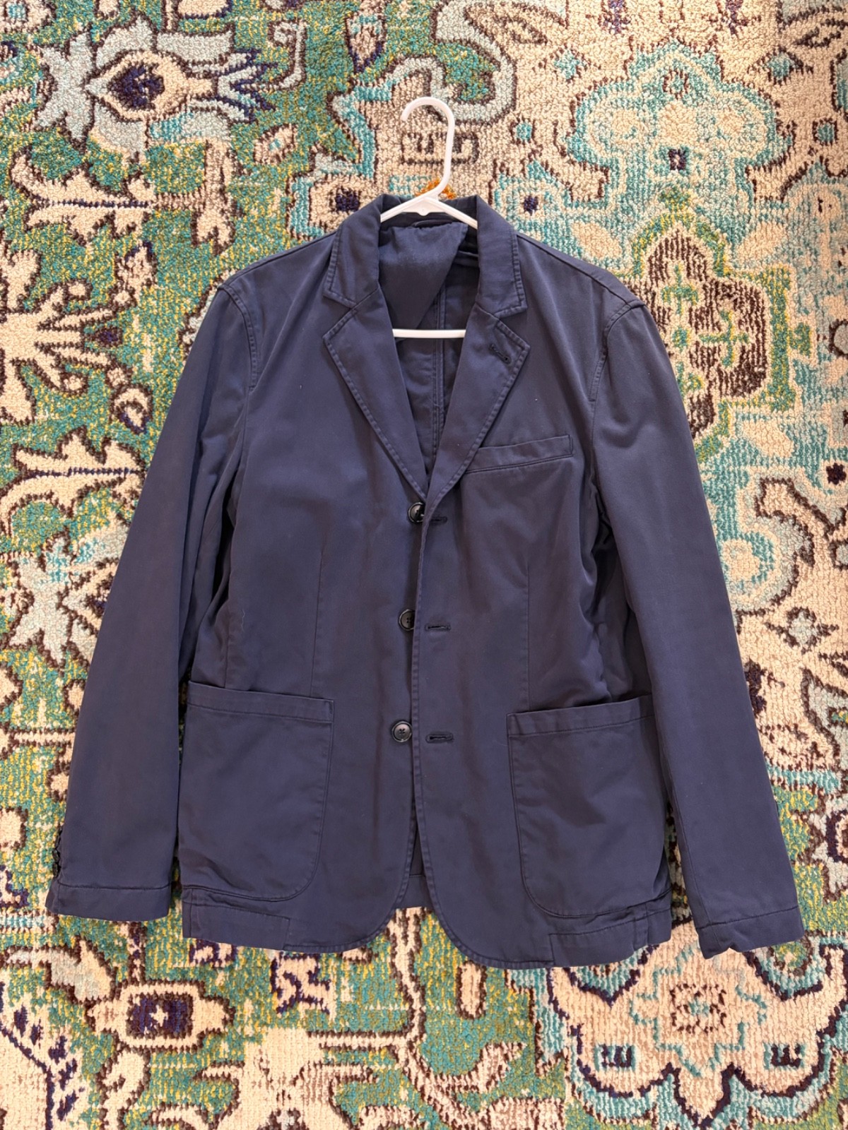 Alex Mill 100% Cotton Navy Suit in Vintage Twill Men’s Medium 34×32