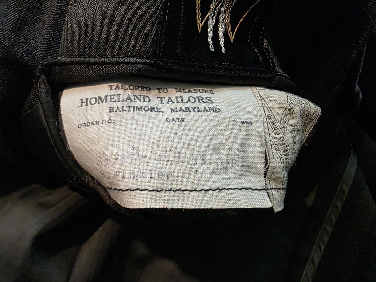 1963 Ivy Style Hopsack Tartan Blazer Triple Patch 3/2 Roll Sack Jacket ~38L