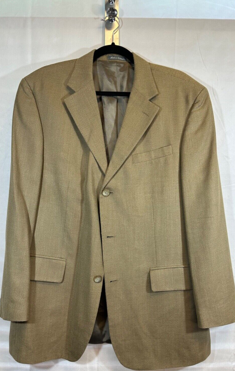 OSCAR DE LA RENTA SUIT JACKET/BLAZER Silk/Wool Made in Colombia Size 42 R Career