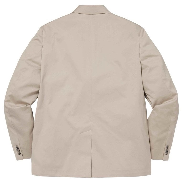 Supreme x Sea Island Cotton Suit Tan Double-Breasted 2-Piece SS26 Size Large