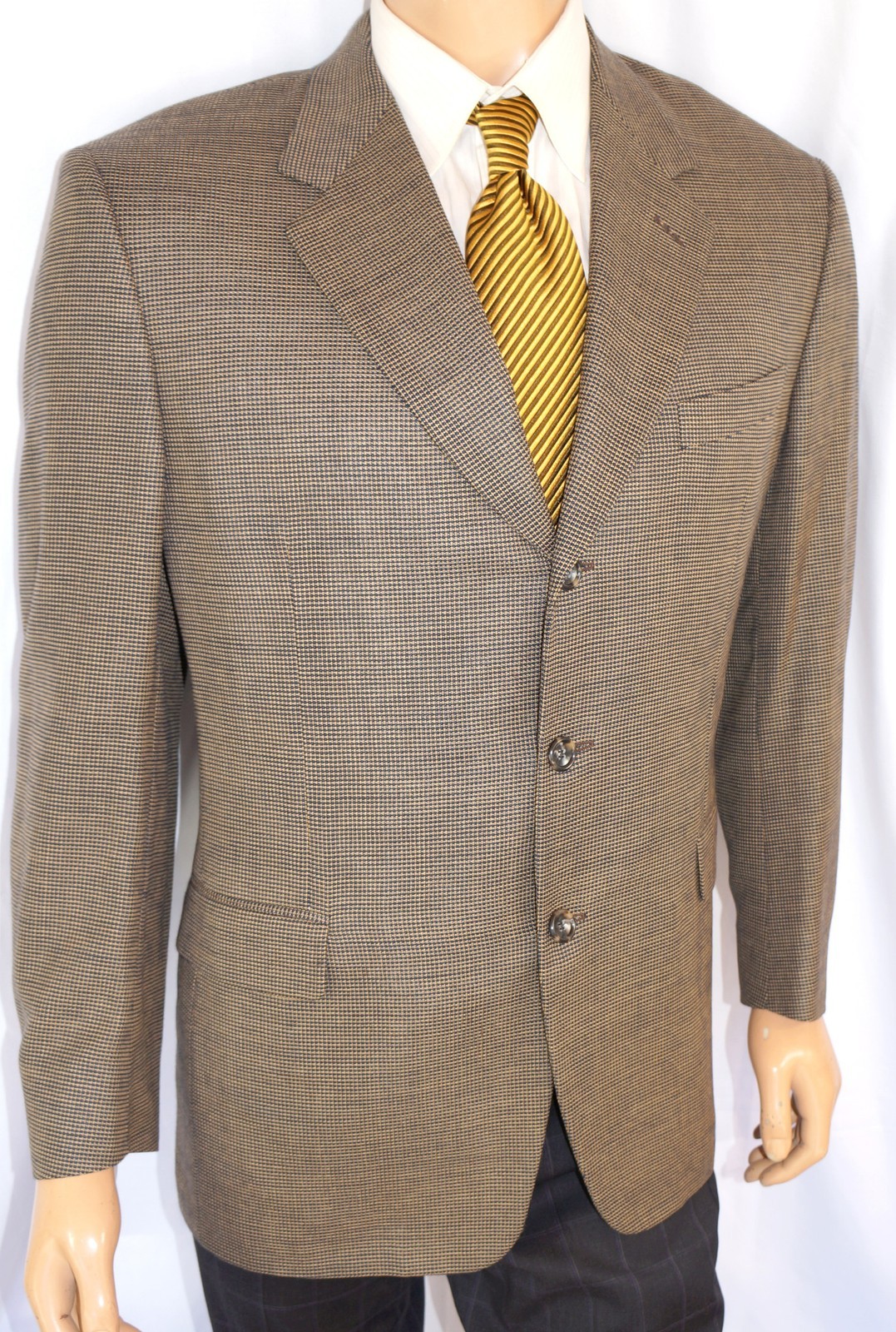 42R Canali Proposta Suit Jacket – Men 42 Brown Bernini Beverly Hills Silk Blazer