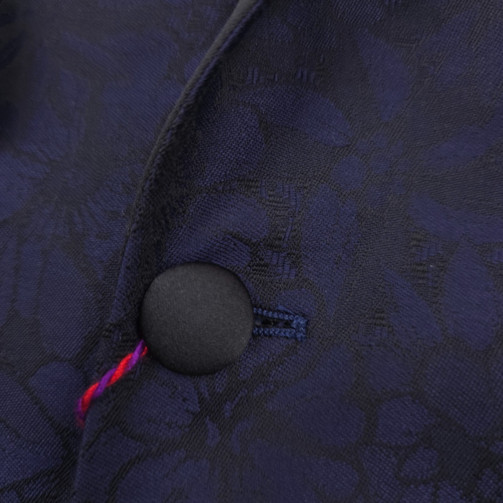 $798 Robert Graham Reggie Navy Blue Floral Jacquard Dinner Jacket Mens Size 40R