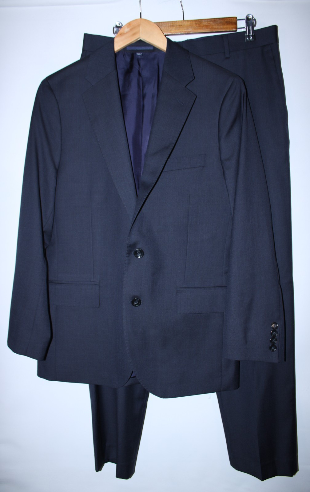 J. Crew Ludlow Men’s Blue Navy 38S Jacket 32×30 Wool Pants Suit