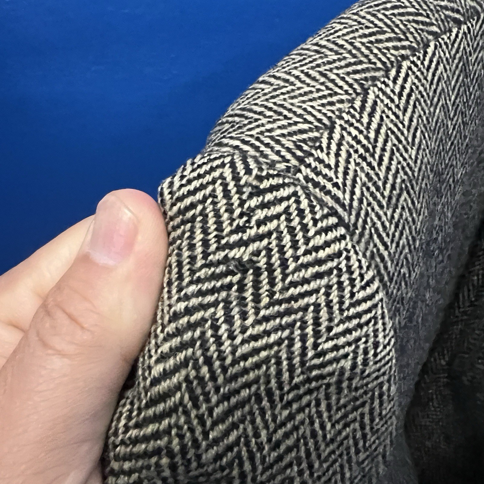 VTG Polo Ralph Lauren Wool Herringbone Blazer Sport Jacket 40 Short Made In USA