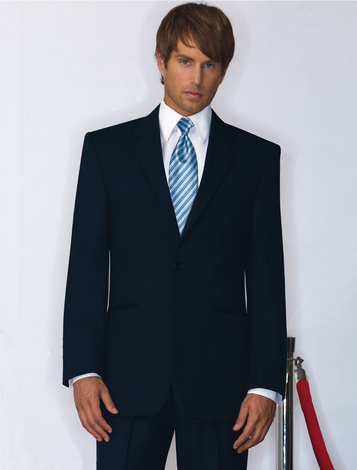 MIDNIGHT BLUE SUIT – 2 Button Notch Lapel with Pant Option – Multiple sizes