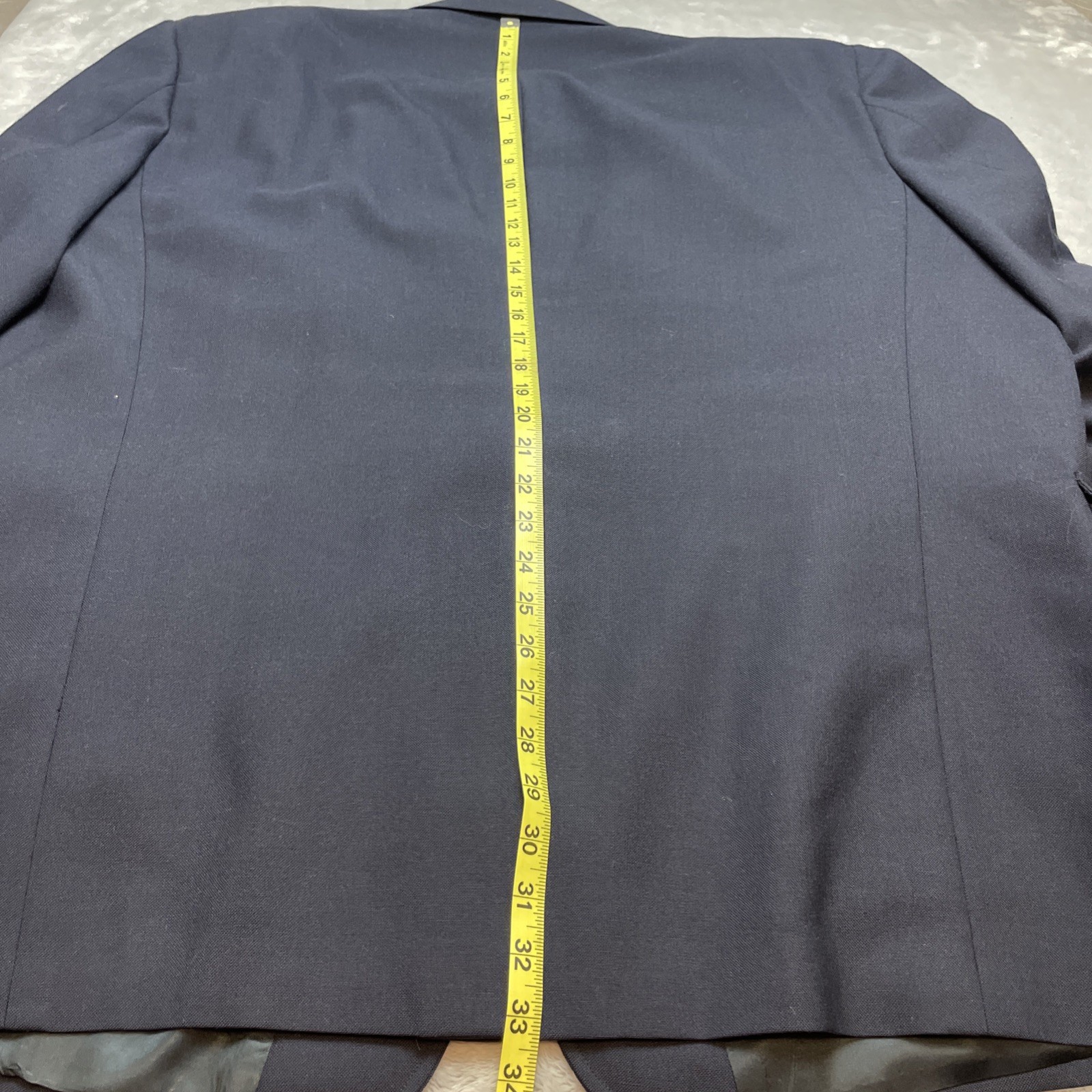 Vtg Lacrosse Mens Nautical Blazer Size 52L Navy Wool 2 Gold Button Vented USA
