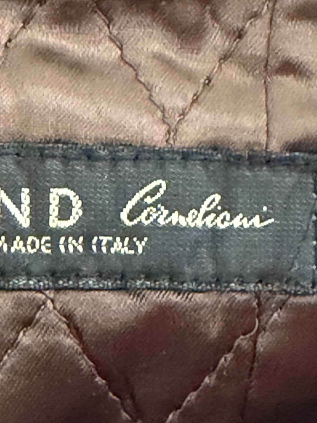 Corneliani Italy Men’s US 44 EU 54 Wool Blend Overcoat Bronze/Brown Car Coat
