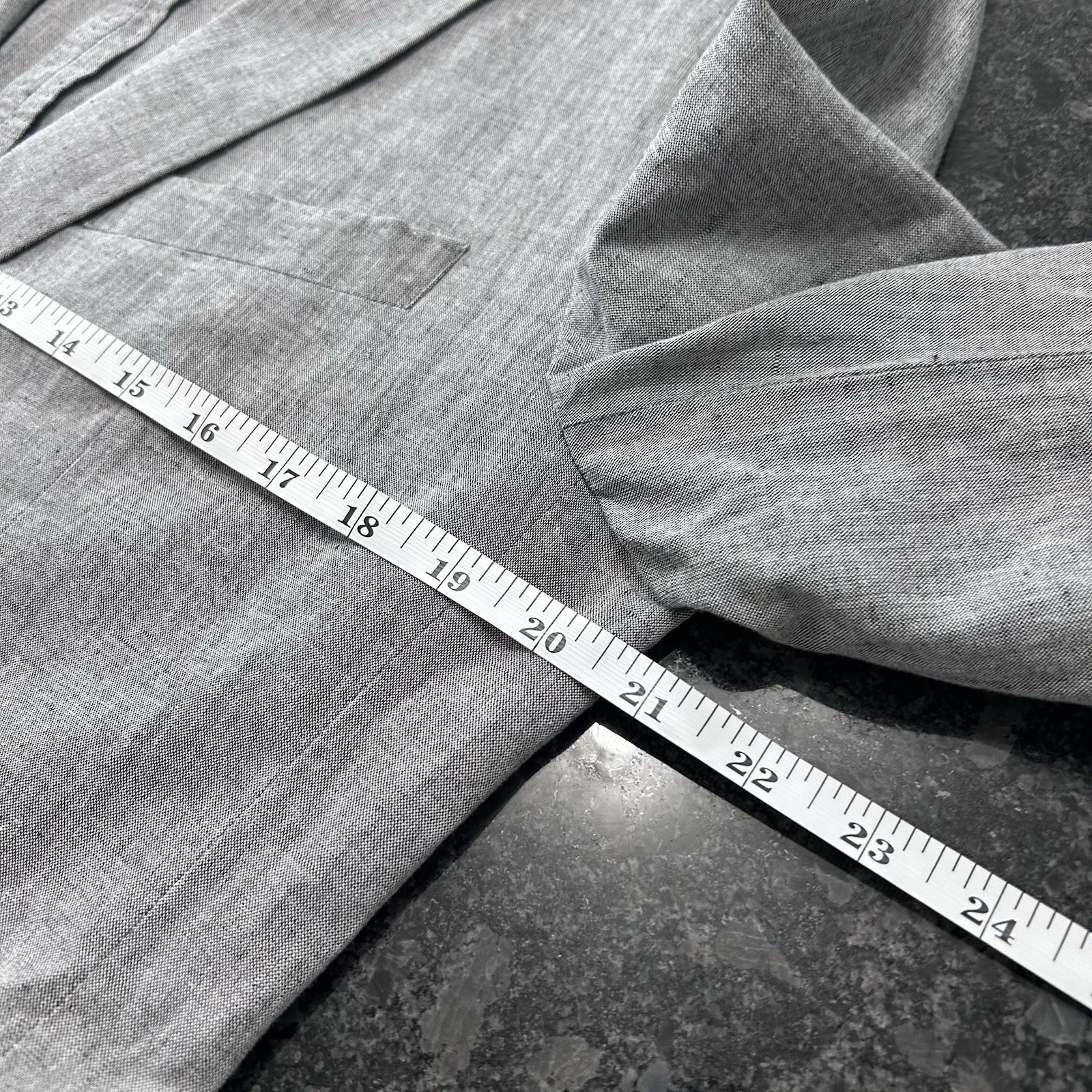 J Crew Unstructured Ludlow Summer Suit Men’s 40L 32×34 Slim Gray Somelos Cotton