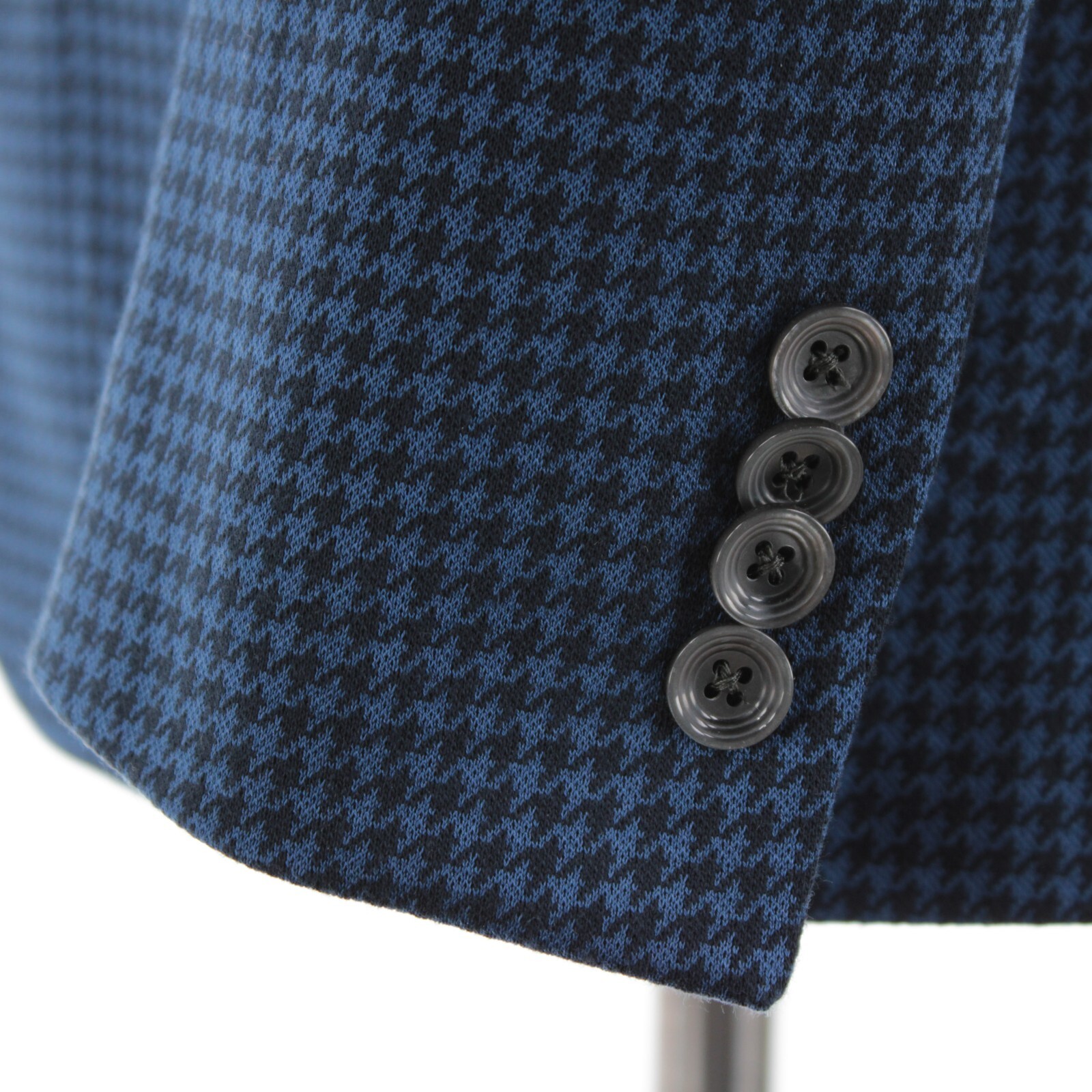 Kilgore Trout by Jack Victor NWT Cotton Blend Sport Coat 38R US Blue Houndstooth