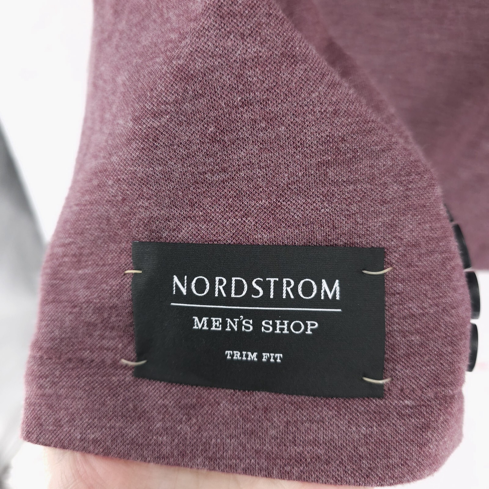NWT NORDSTROM Trim Fit Burgundy Royale Heather Woven Blazer Jacket Unlined XXL
