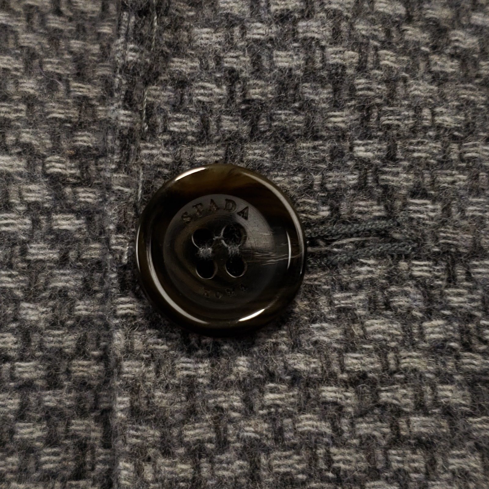 SPADA Roma Sport Coat Men 44 (EU 54) Wool Polyamide Knit Surgeon Cuff Italy Made