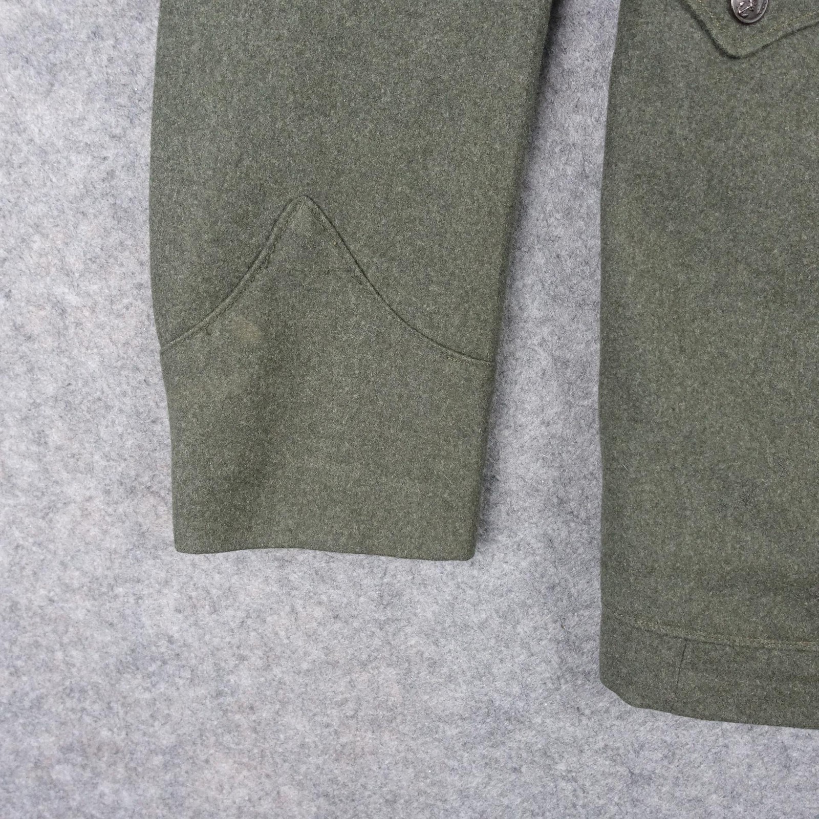 VINTAGE USMC Dress Coat Mens 40 Green Wool Service Uniform Jacket Corporal USA
