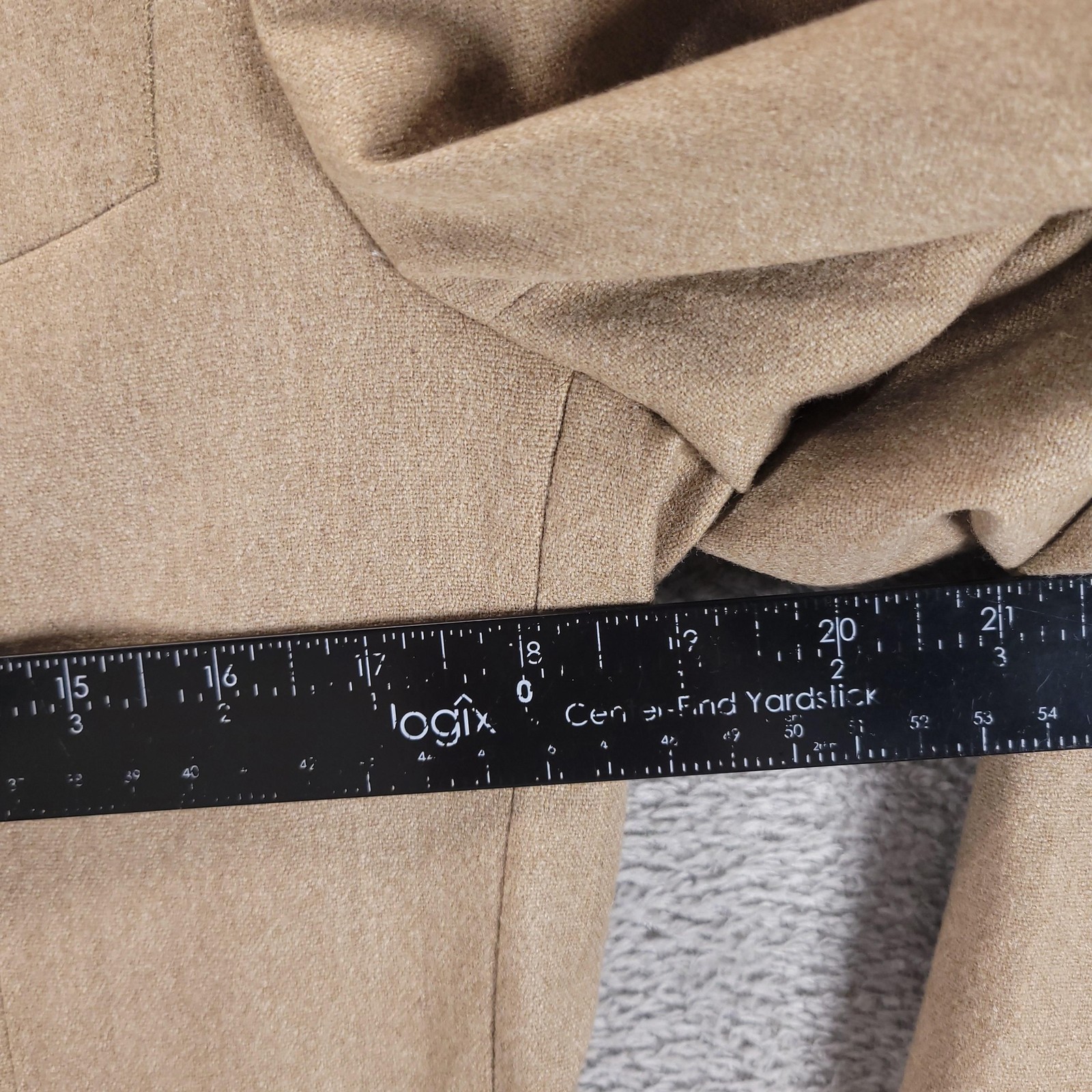 Suitsupply Blazer Mens 48 Beige Wool Cashmere Havana Slim Lanificio Rogna