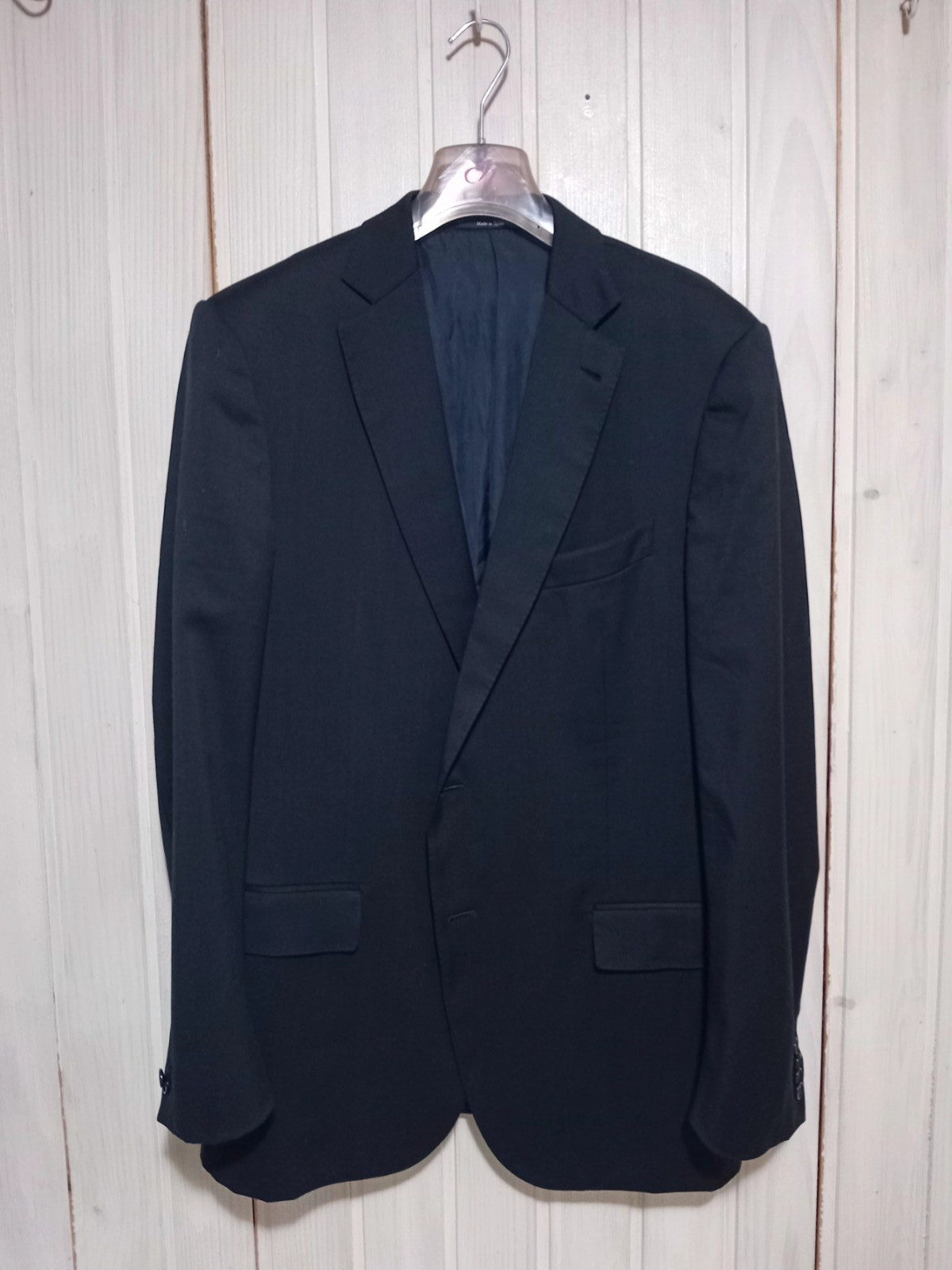 Ermenegildo Zegna All Seasons Mila Wool Blazer Jacket Black Men Size 54