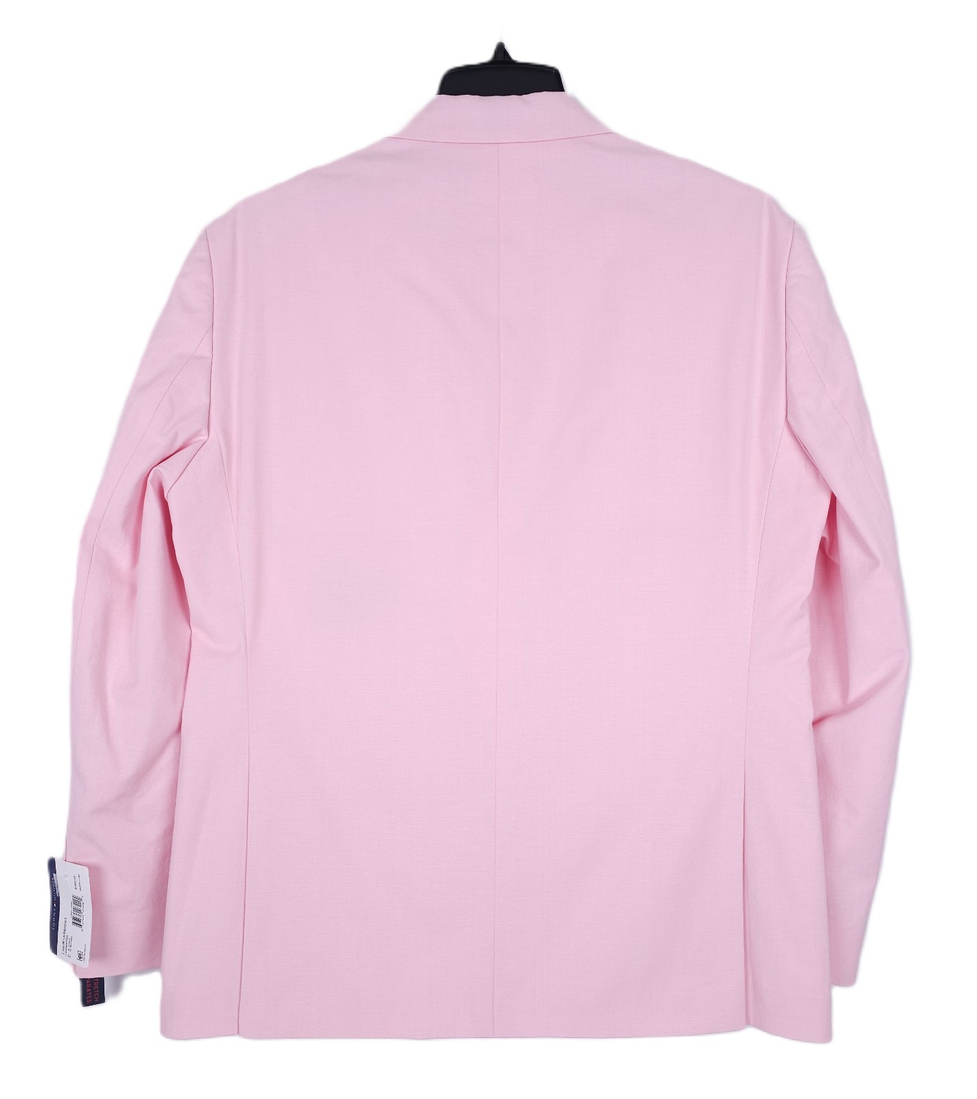 Tommy Hilfiger Mens Modern Fit 2 Piece Suit 46R 40×30 Light Pink Solid Chambray