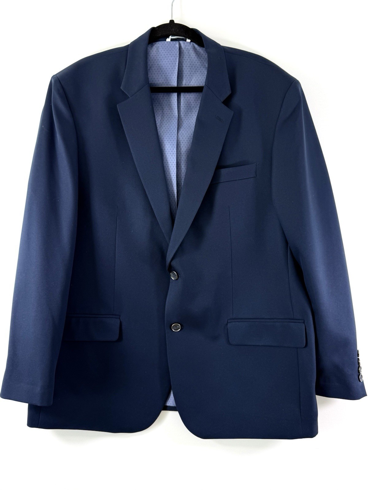 Saddlebred Jacket Mens 48R Blue Sport Coat Performance Blazer Business EUC