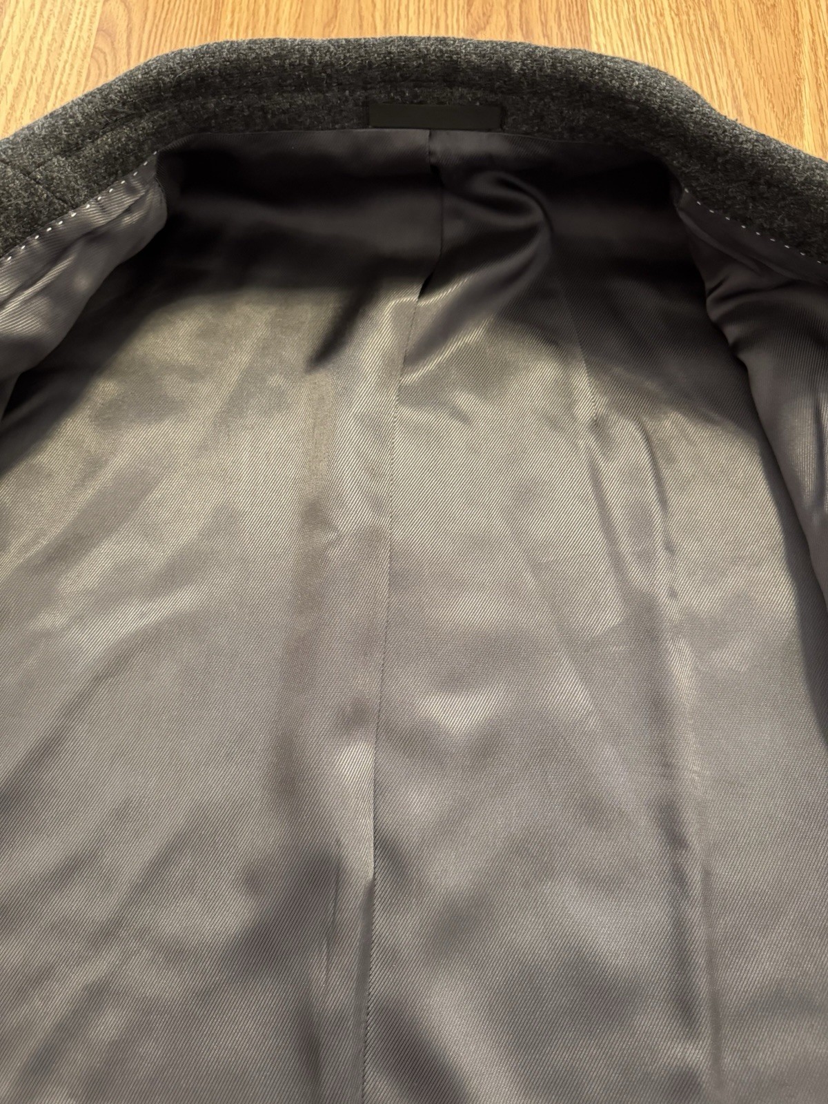 Kenneth Cole New York Men Blazer 100% Wool Gray Size: 46 XL Made in Mexico