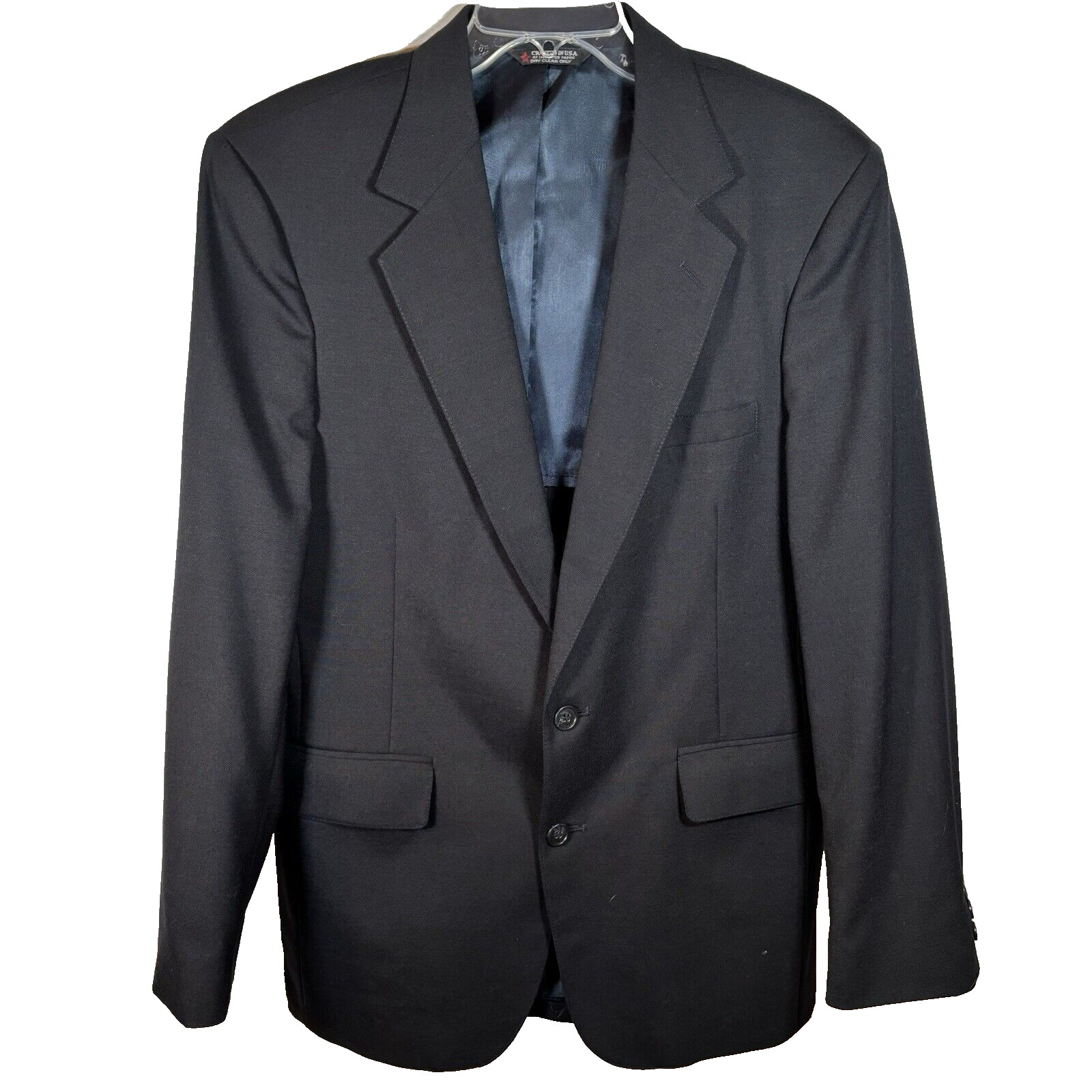John D Craigmiles Men’s Blazer, Black no size see measurements