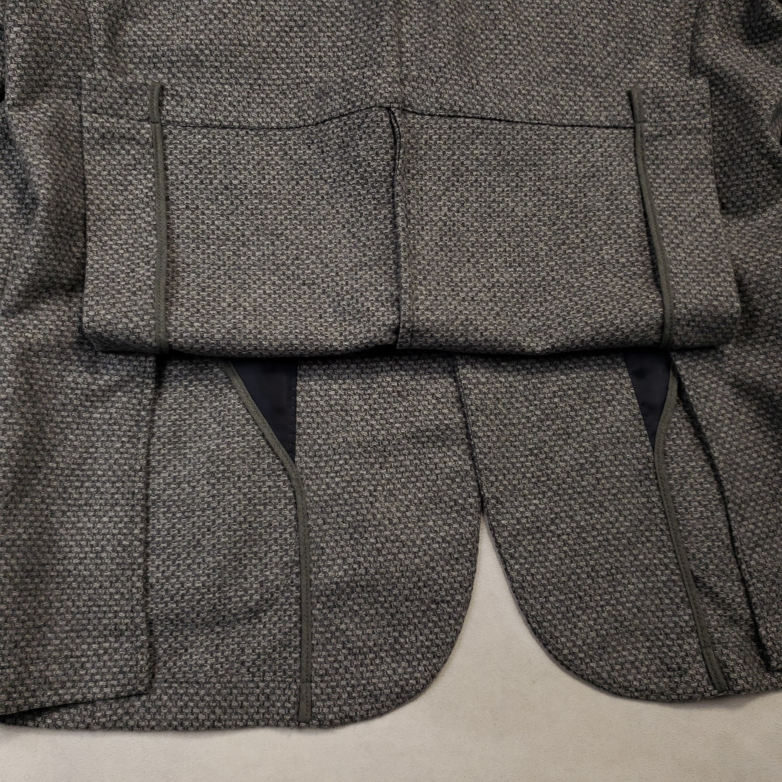 SPADA Roma Sport Coat Men 44 (EU 54) Wool Polyamide Knit Surgeon Cuff Italy Made