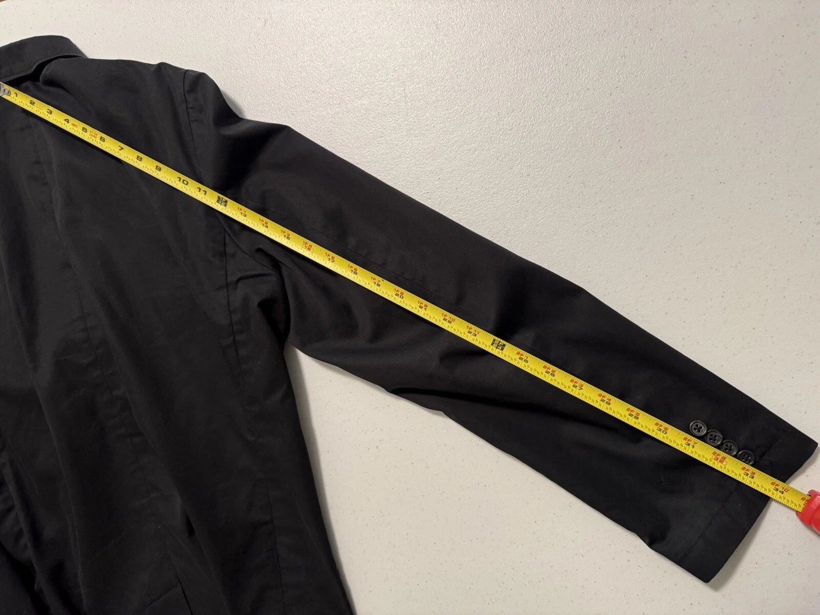 J Crew Clayton L-Tall Men’s Black Sportcoat 3-Button Preppy Cotton Jacket EUC