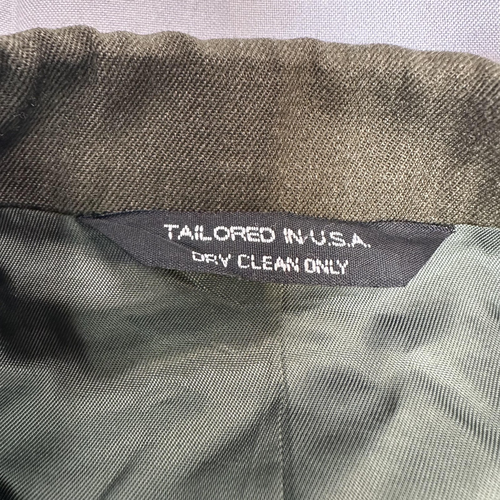 USMC Jacket Mens 39R Green Service Dress Alpha Coat USA The Marine Shop Suit