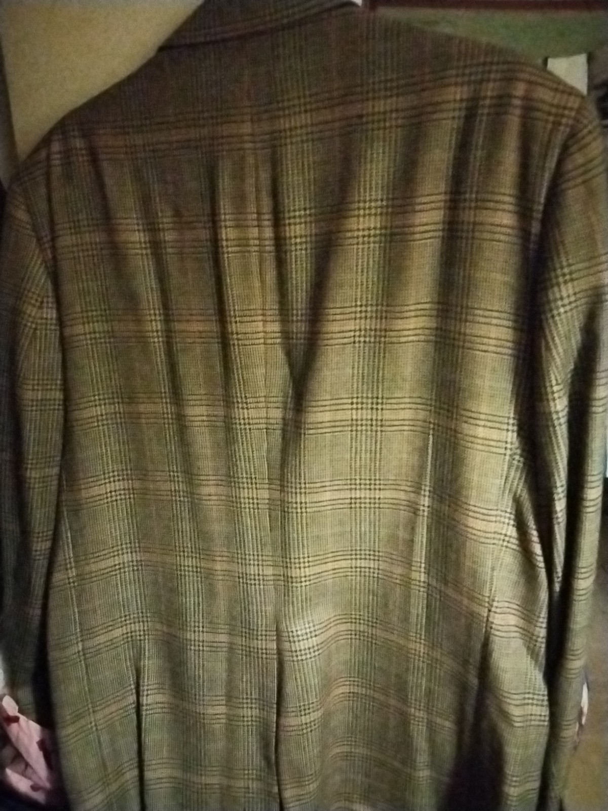 Burberry GENTLEMEN’S Wool Glen Plaid Blazer Men’s Size 42