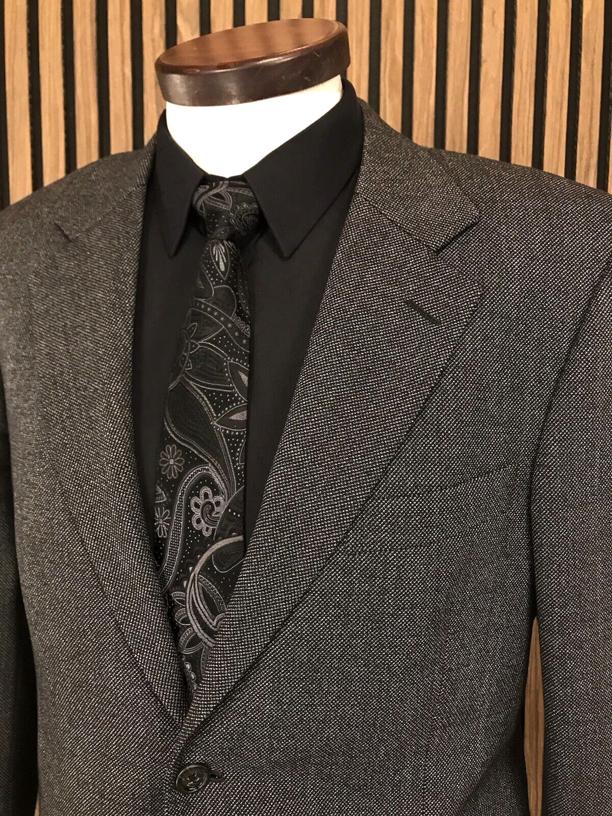 Bespoke Ermenegildo Zegna Sport Coat 42L 43L Full Canvas BIRDSEYE Blazer Jacket