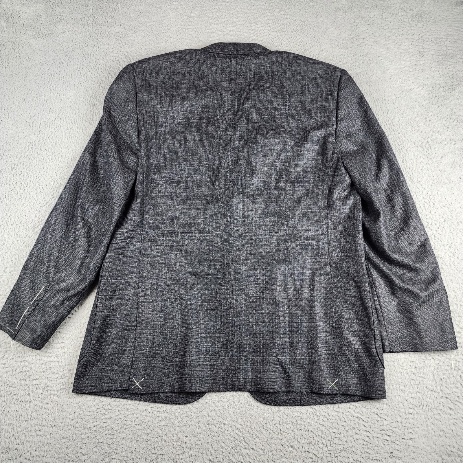 Canali Blazer Mens 46 IT 56 Gray Wool Current 1934 Silver Tag Suit Jacket