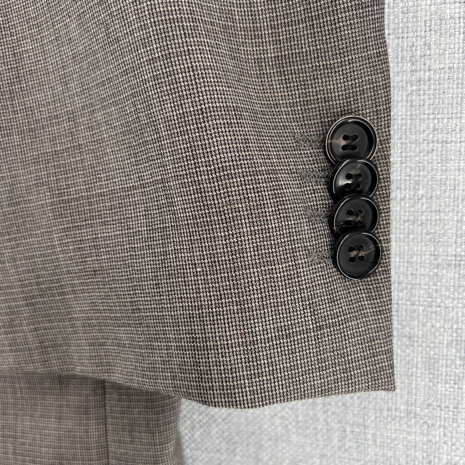 Hugo Boss Pasini2 Movie2 Virgin Wool Blazer Sport Coat Men 40S Brown Classic Ivy