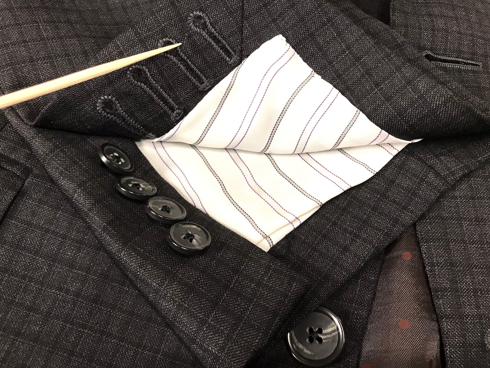 Samuelsohn Custom Super 140 Wool Jacket 40R Sport Coat Blazer Gray CHECK 40 R