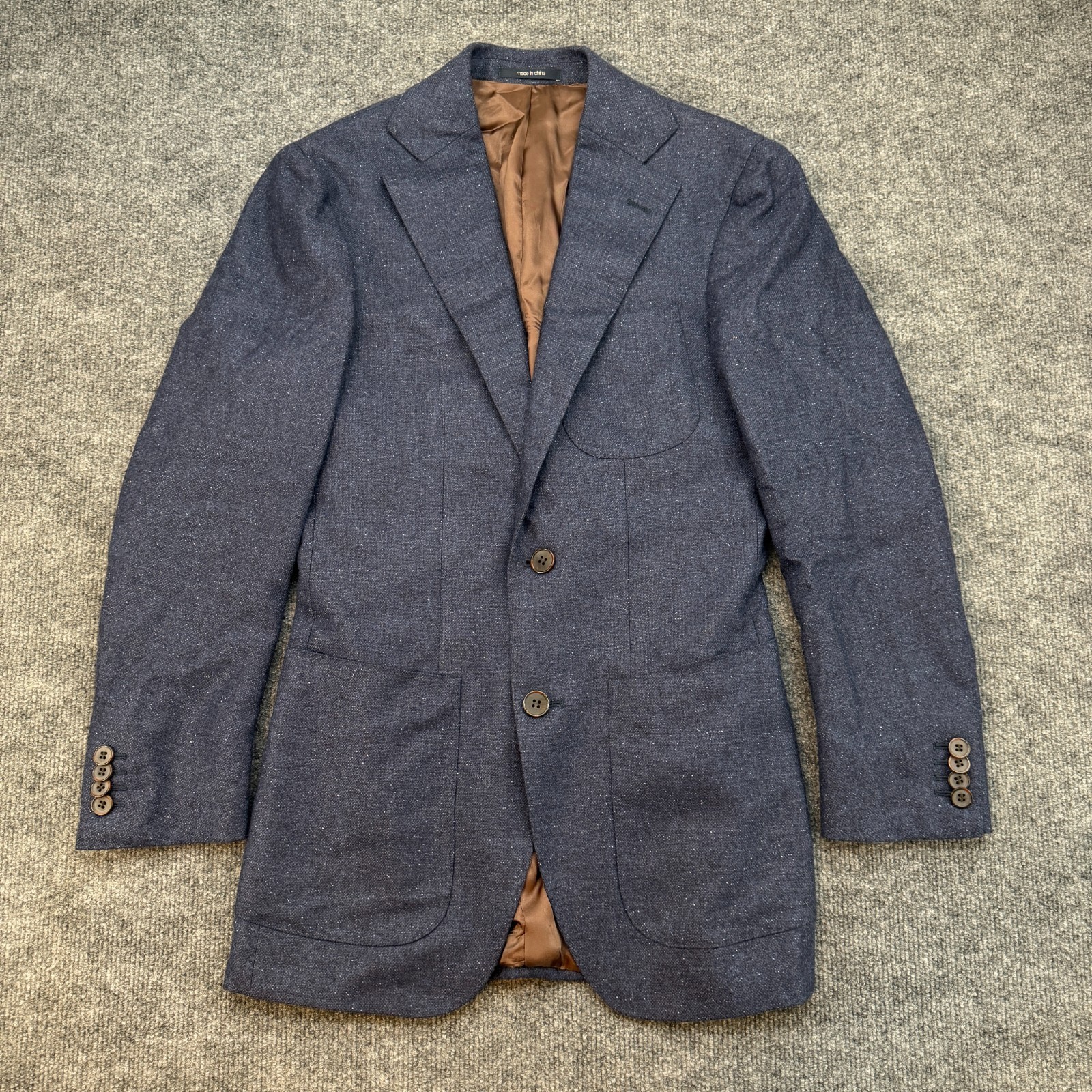 Suitsupply Hudson HL int Blazer – US size 32 R Wool Cashmere Blend Blue