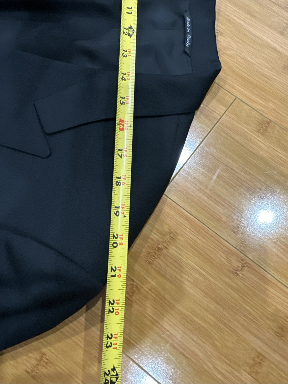 Vintage Canali Black Double Breasted Wool Suit 52 (38/32 Pants) Italy Made