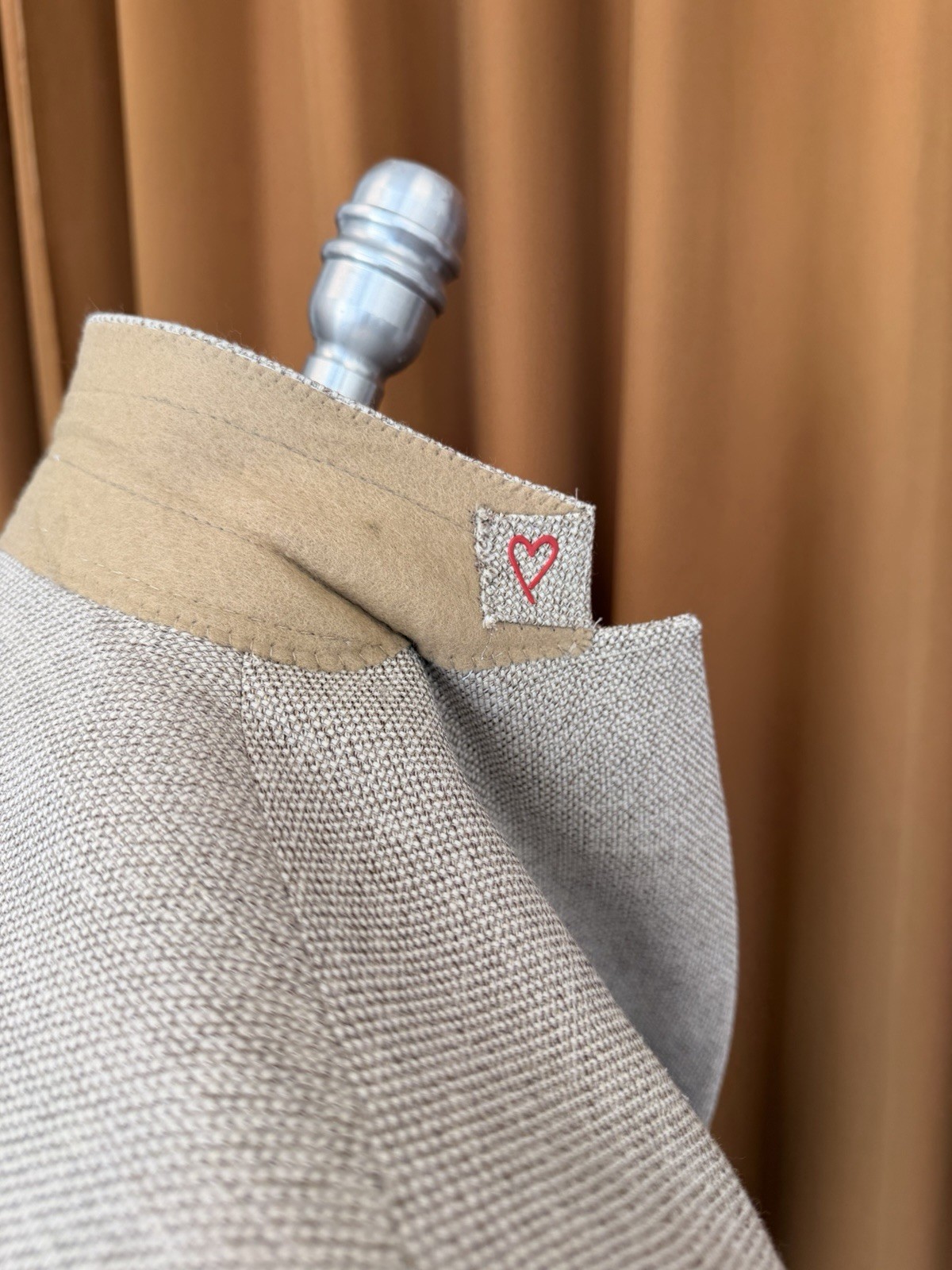 Samuelsohn sport coat 39R – Loro Piana Summertime Hop sack Fabric Light Beige