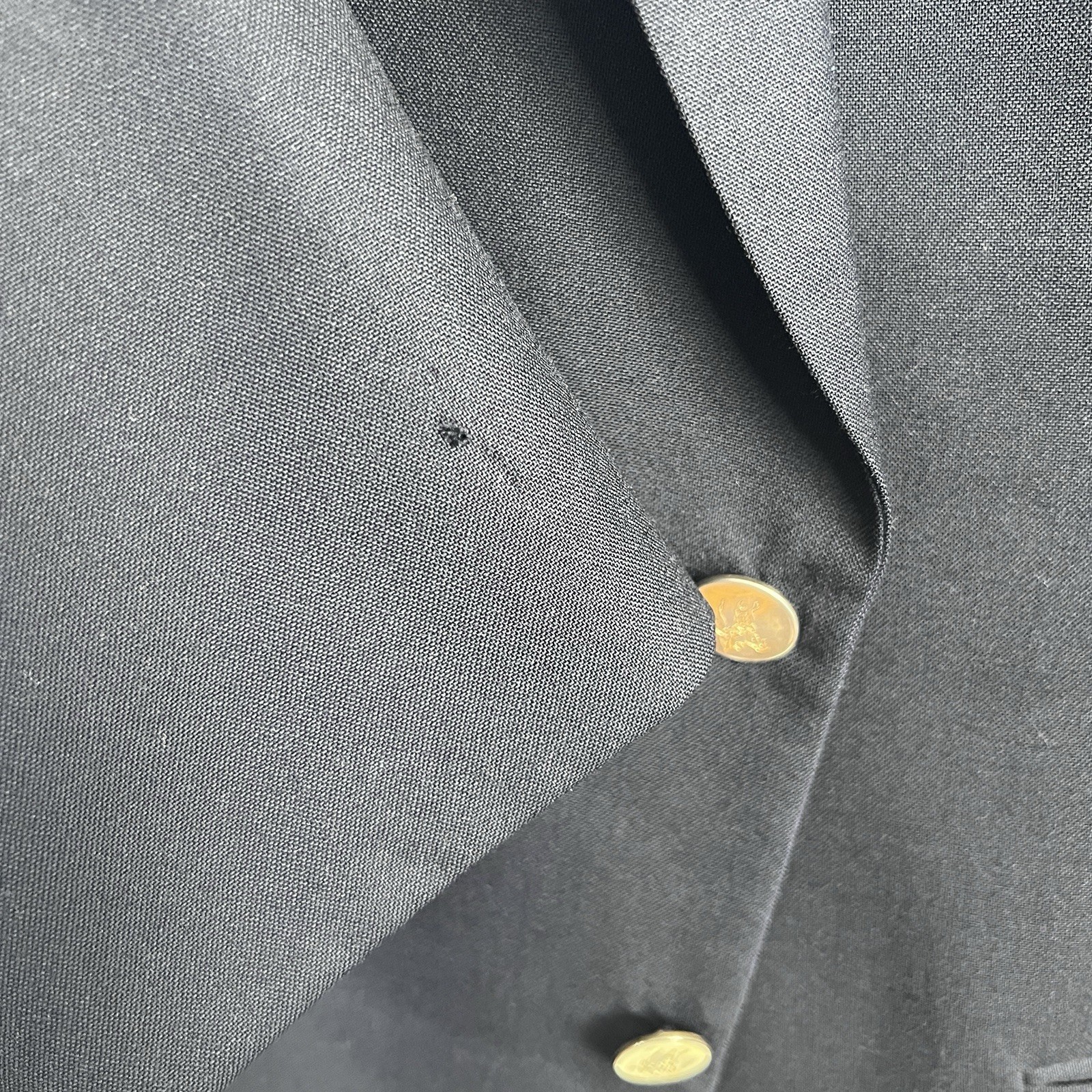 VTG Burberry Navy Wool Blazer/Jacket Preppy Classic Old Money Grandpa Retro