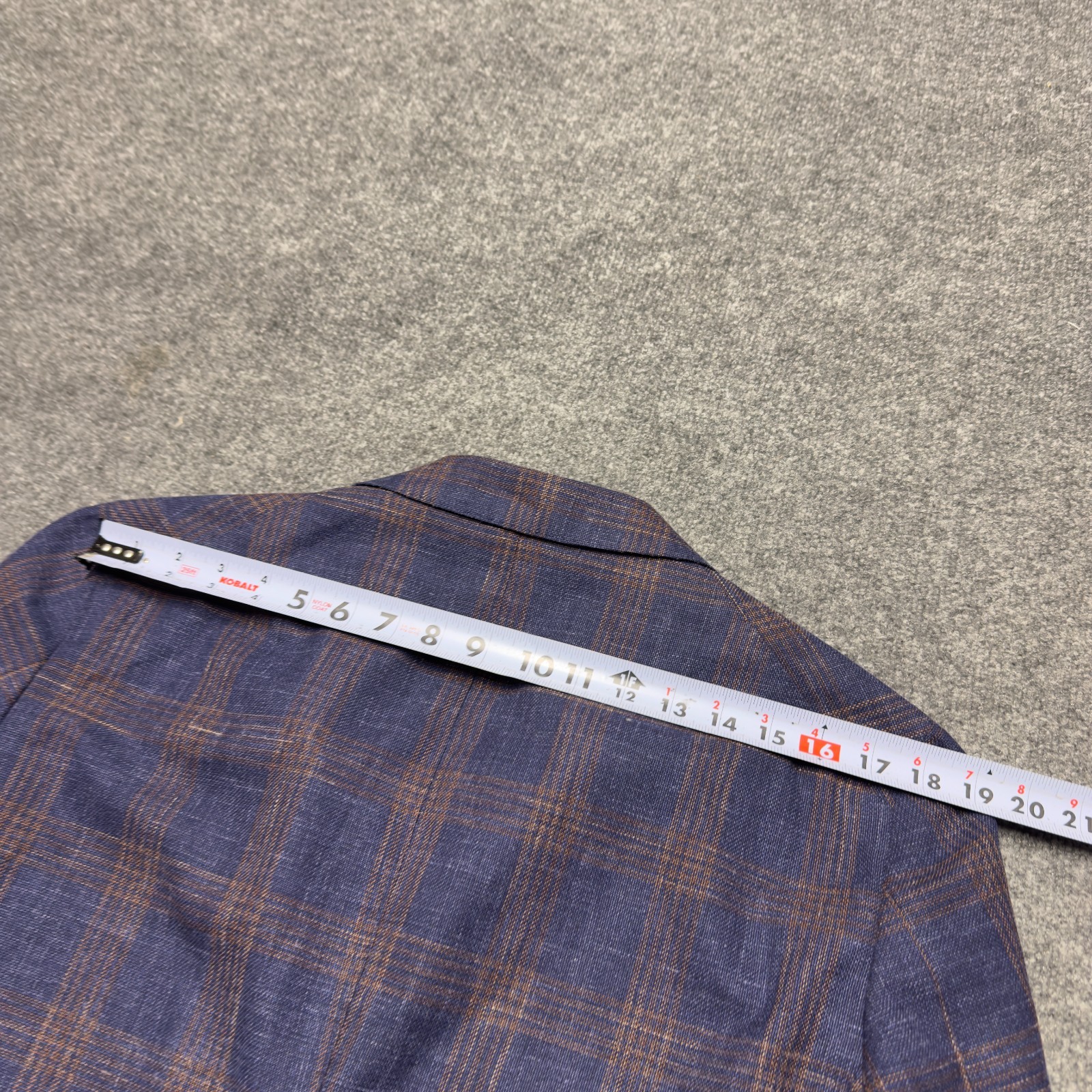 Tagliatore Wool Linen Glen Plaid Italy Men 52R US 42R Vitale Barberis Canonico