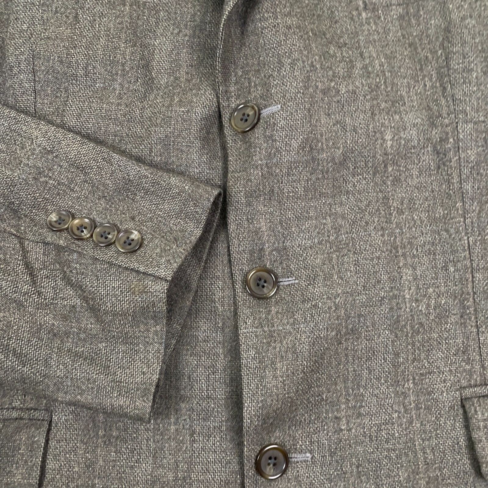 VTG Chaps Ralph Lauren Sport Coat Jacket Size 46R Brown Wool Tweed Blazer Canada