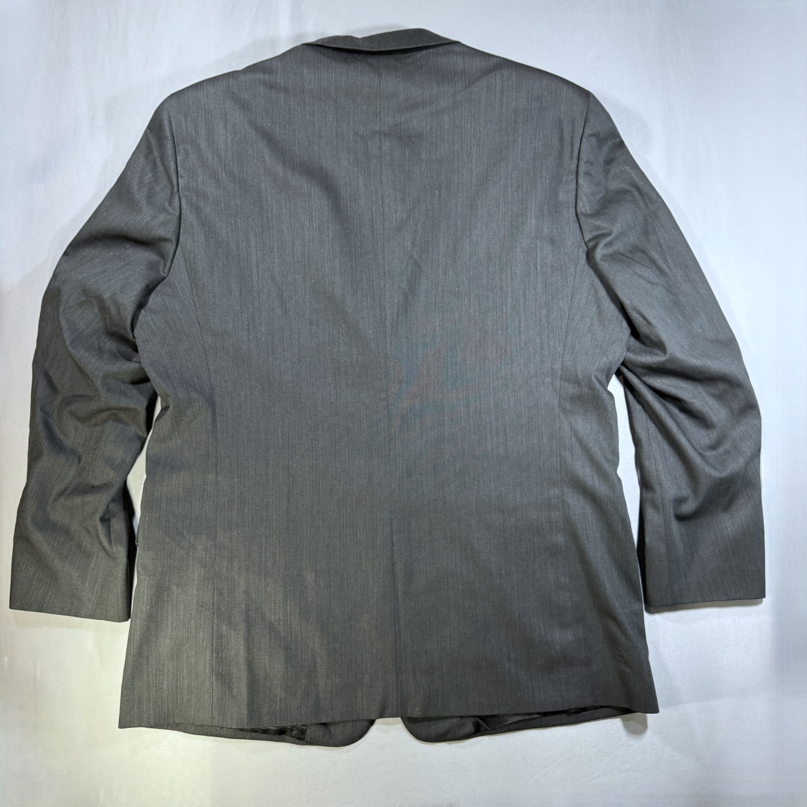 Emanuel Ungaro Sport Coat Men 46R Gray 100% Wool 3 Button Blazer Made Colombia