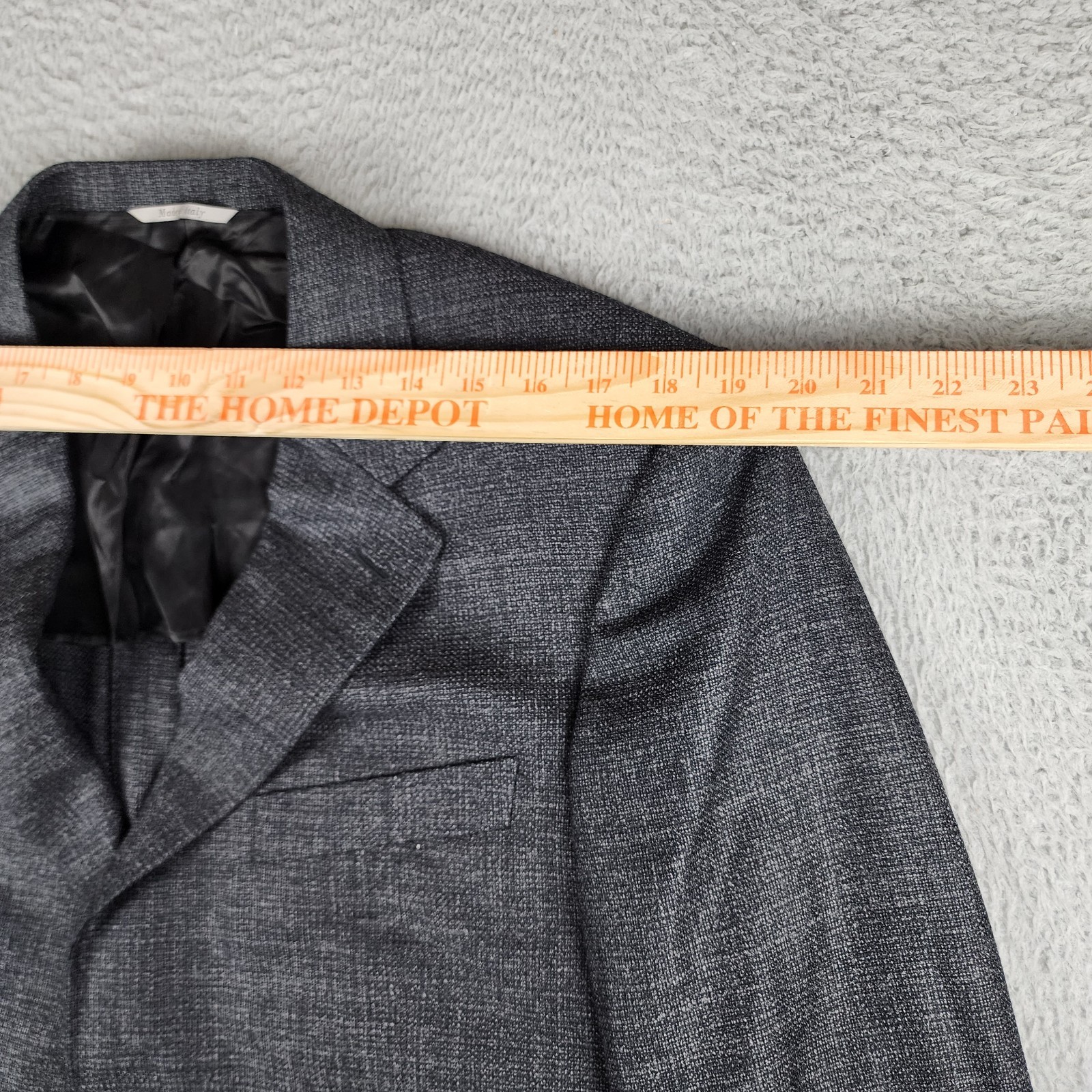 Canali Blazer Mens 46 IT 56 Gray Wool Current 1934 Silver Tag Suit Jacket