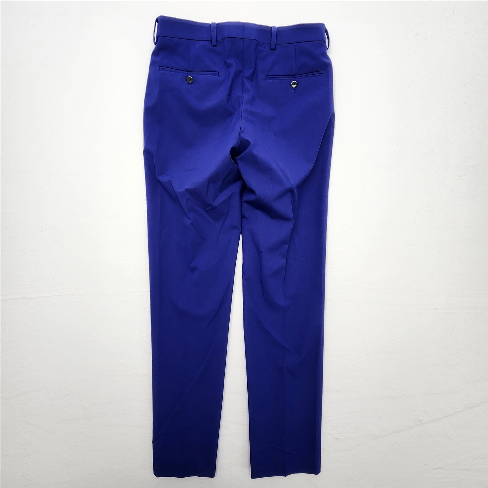 Egara 40L 30×32 Dark Blue Skinny Fit Stretch Mens Jacket Pants 2Pc 2Btn Suit