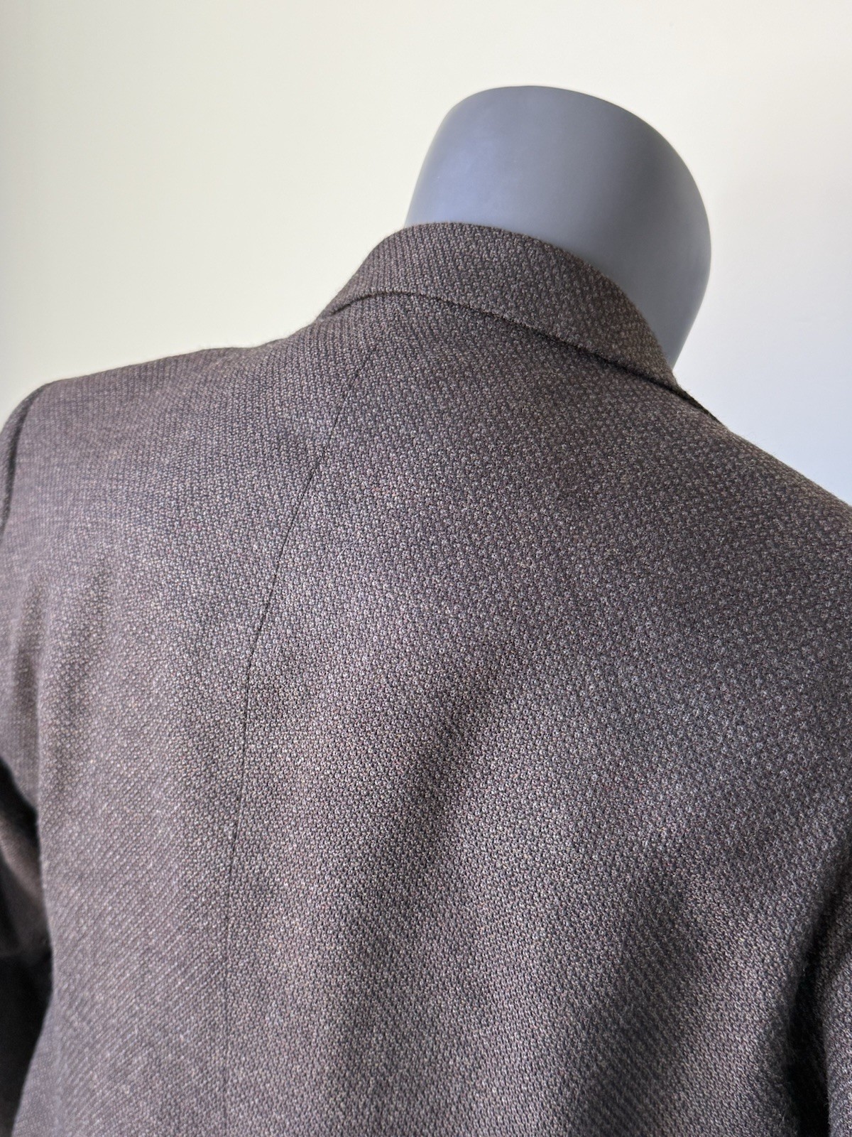 Stafford Sport Coat Merino Wool Mens 42 Reg Chocholate Brown Suit Jacket Classic